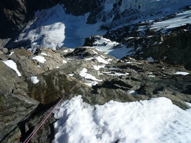 rappels dans le Grand Pic