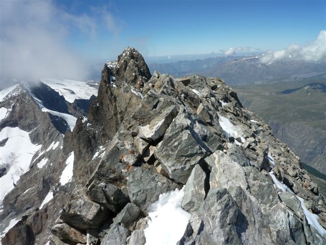 Vue sur le Grand Pic du Doigt de Dieu