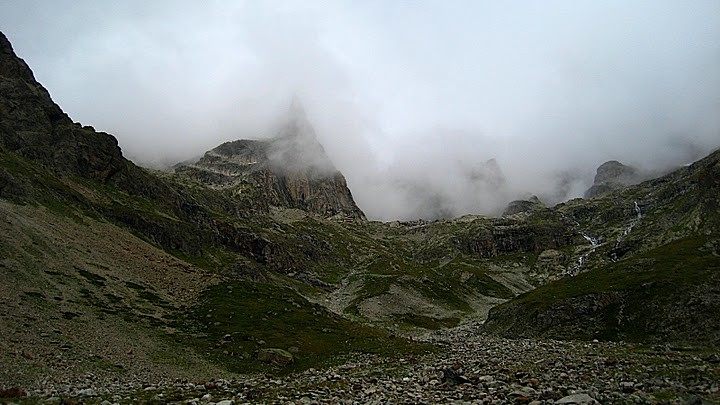 La Dibona, en montant au refuge, super temps