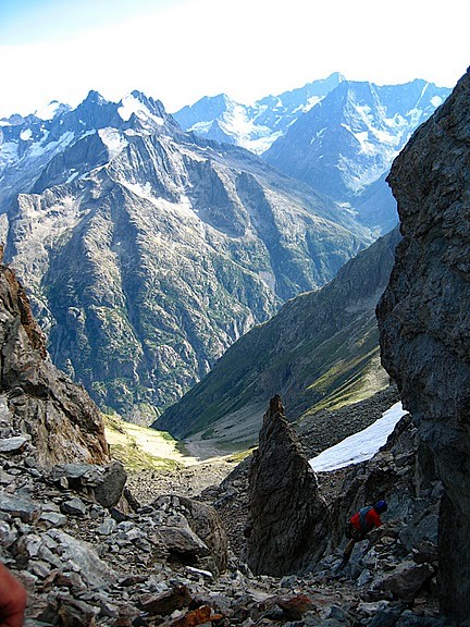 Remise à Flo, descente à pied, suite