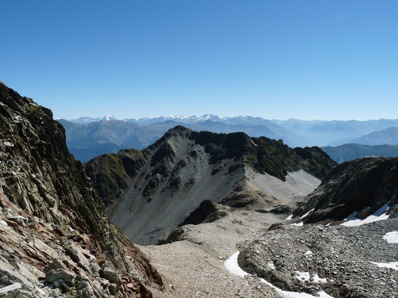 Col du Villonet depuis Brèches de la Passoire