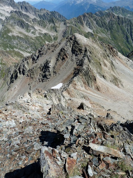 Brèches de la Passoire depuis la Pointe de l'Aup du Pont