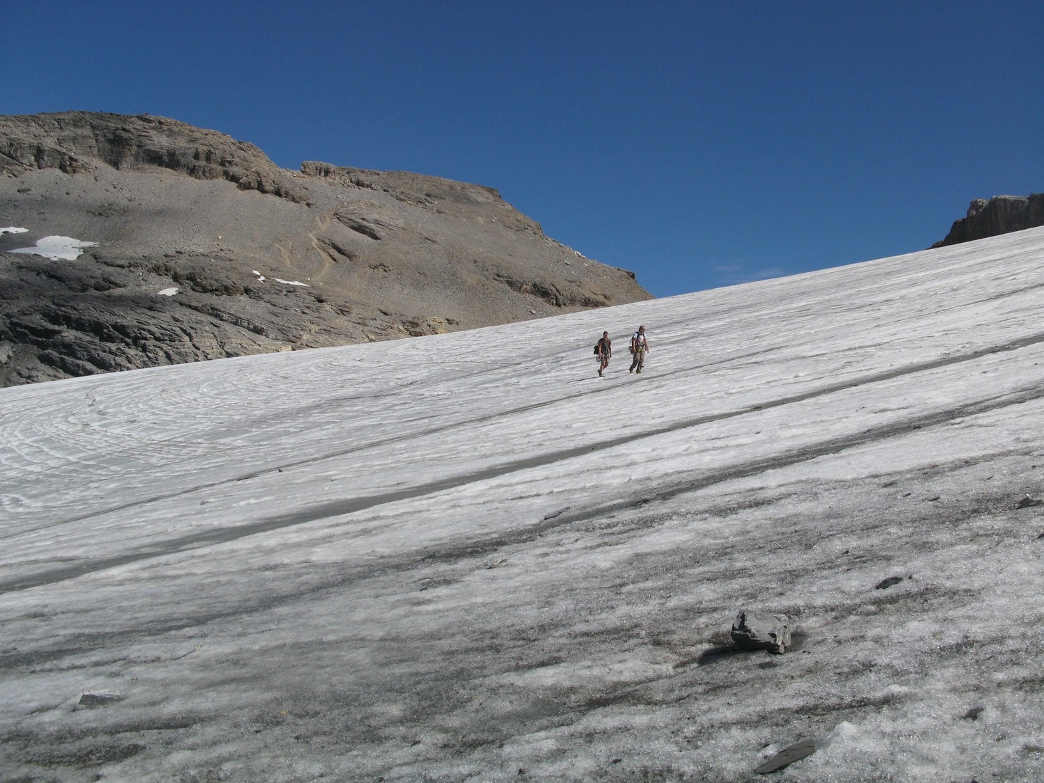 Et un gentil petit glacier pour la descente