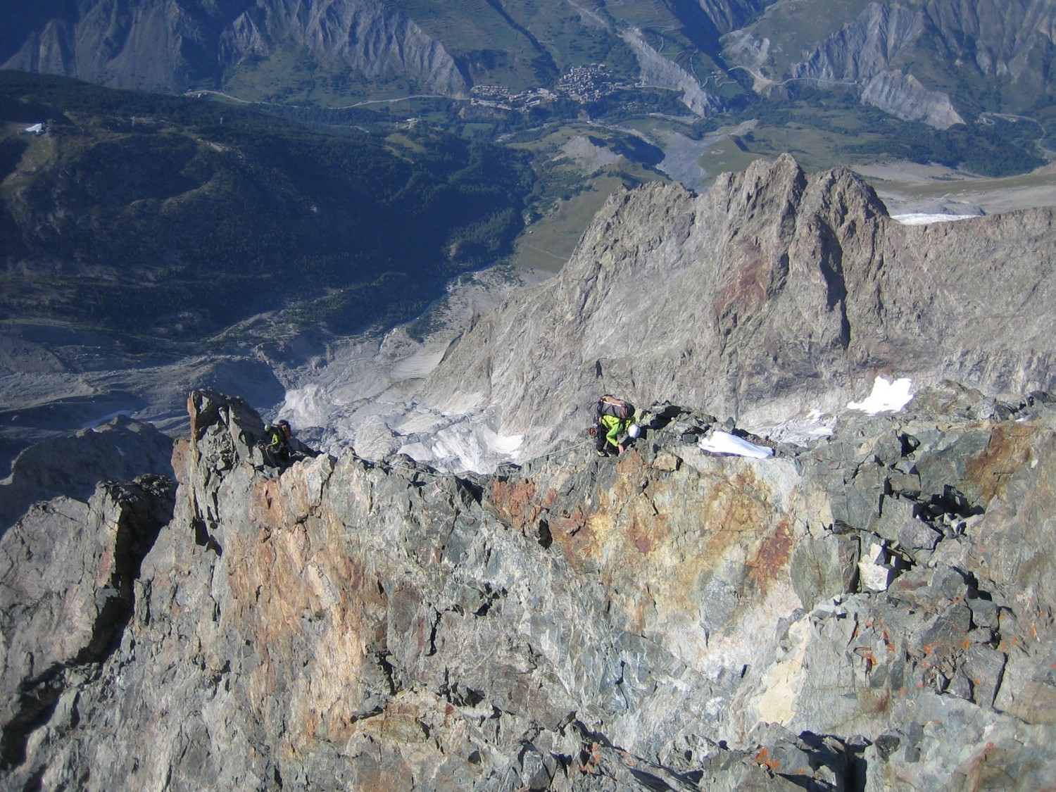 la belle arête finale de la voie normale