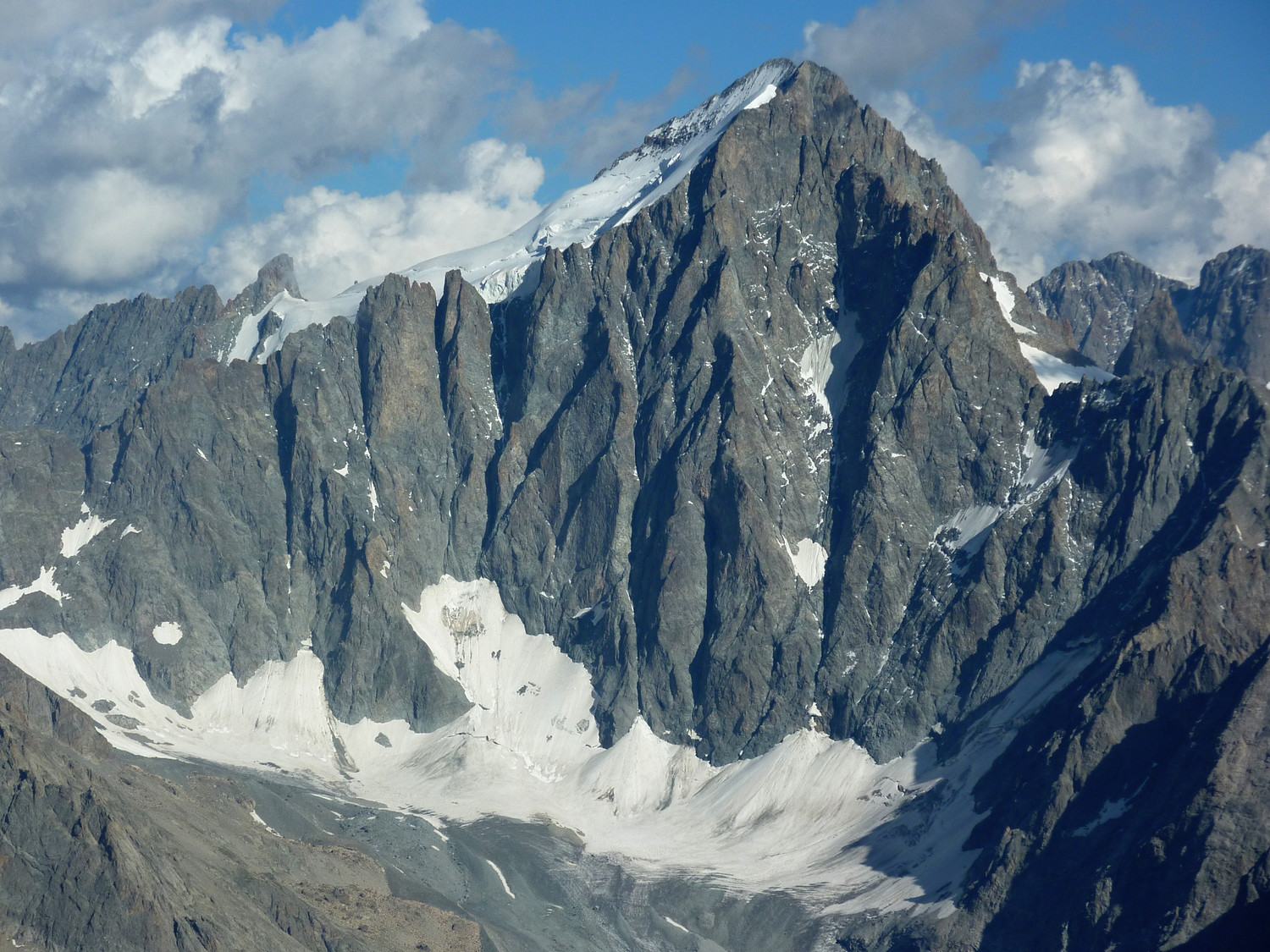 Barre et Dôme des Ecrins : Face NW