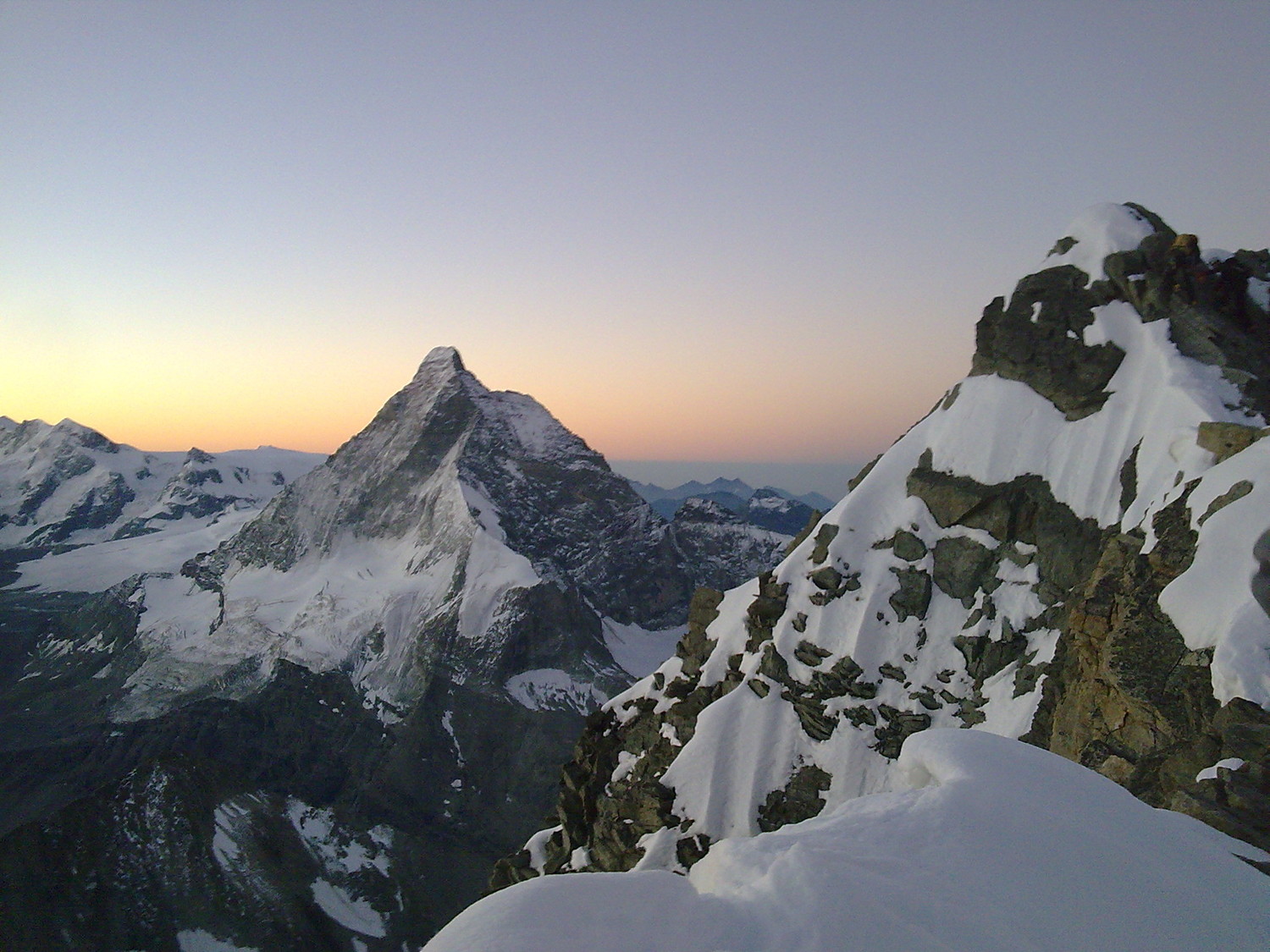 Lumières du matin sur le Cervin