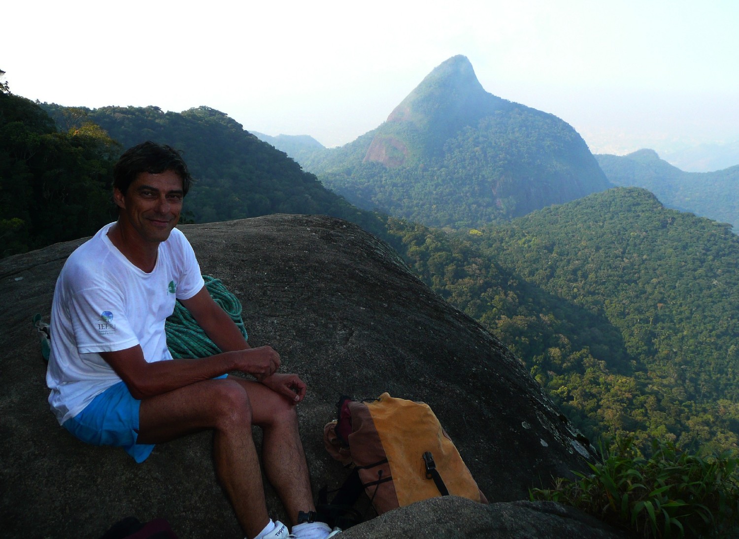 Andre Ilha au pied du Bico do Papagaio