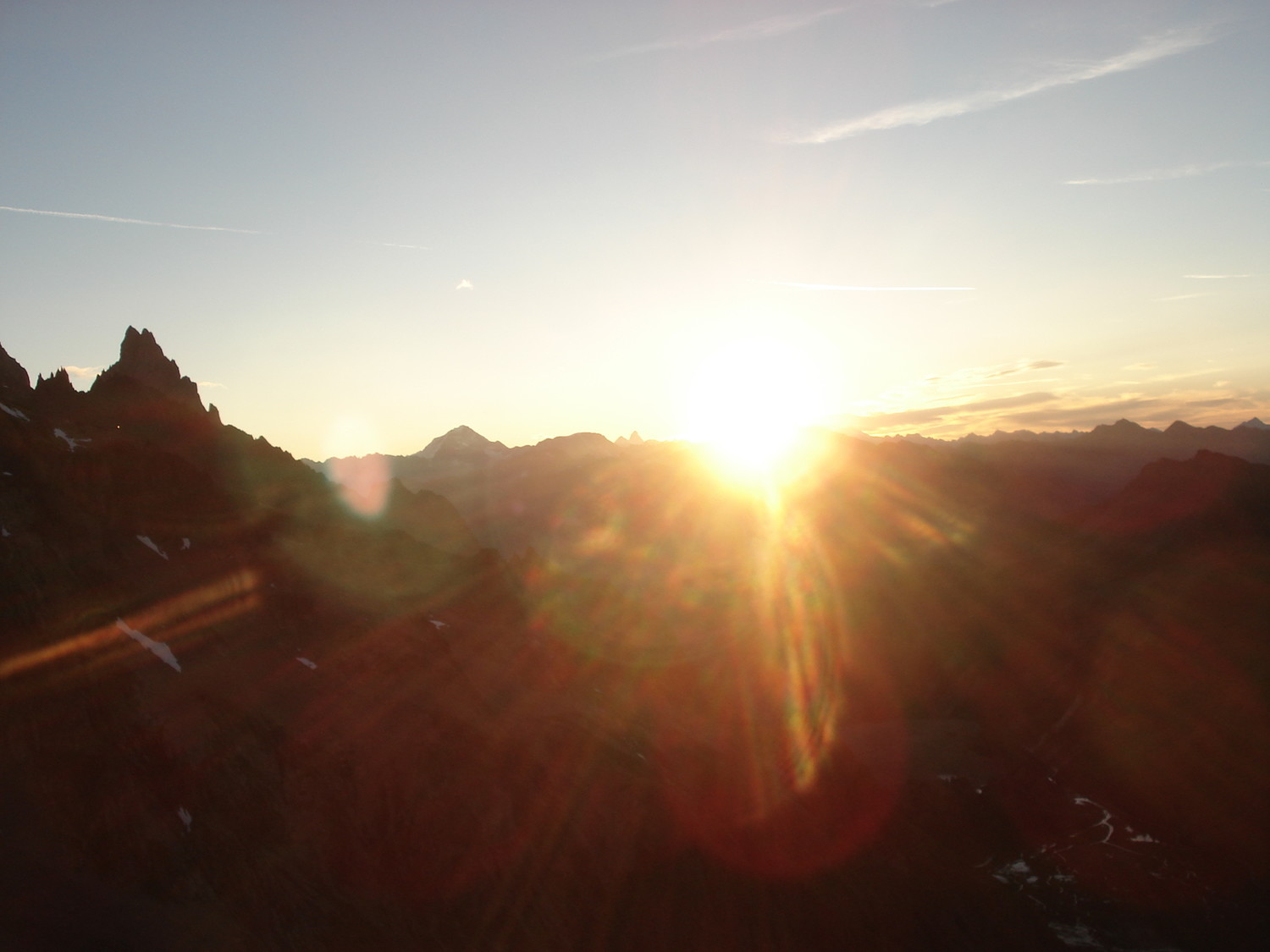 Le soleil levant avec le Cervin