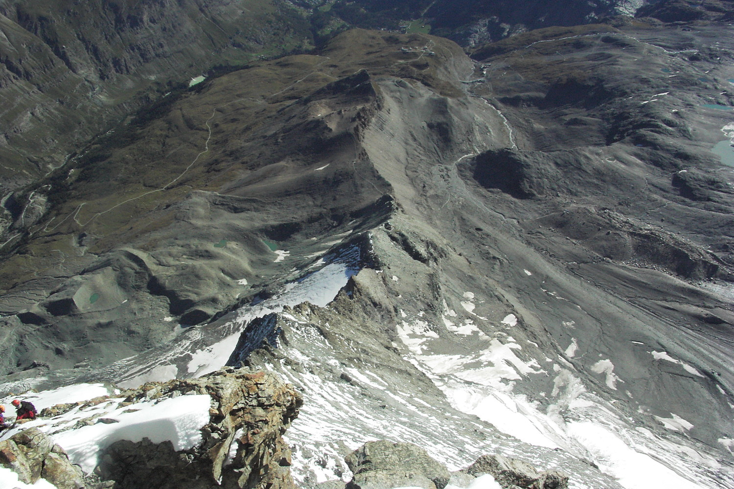 vue plongeante sur le hornli