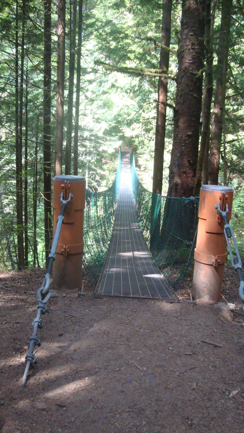 Juan de Fuca N. Park - Suspension bridge