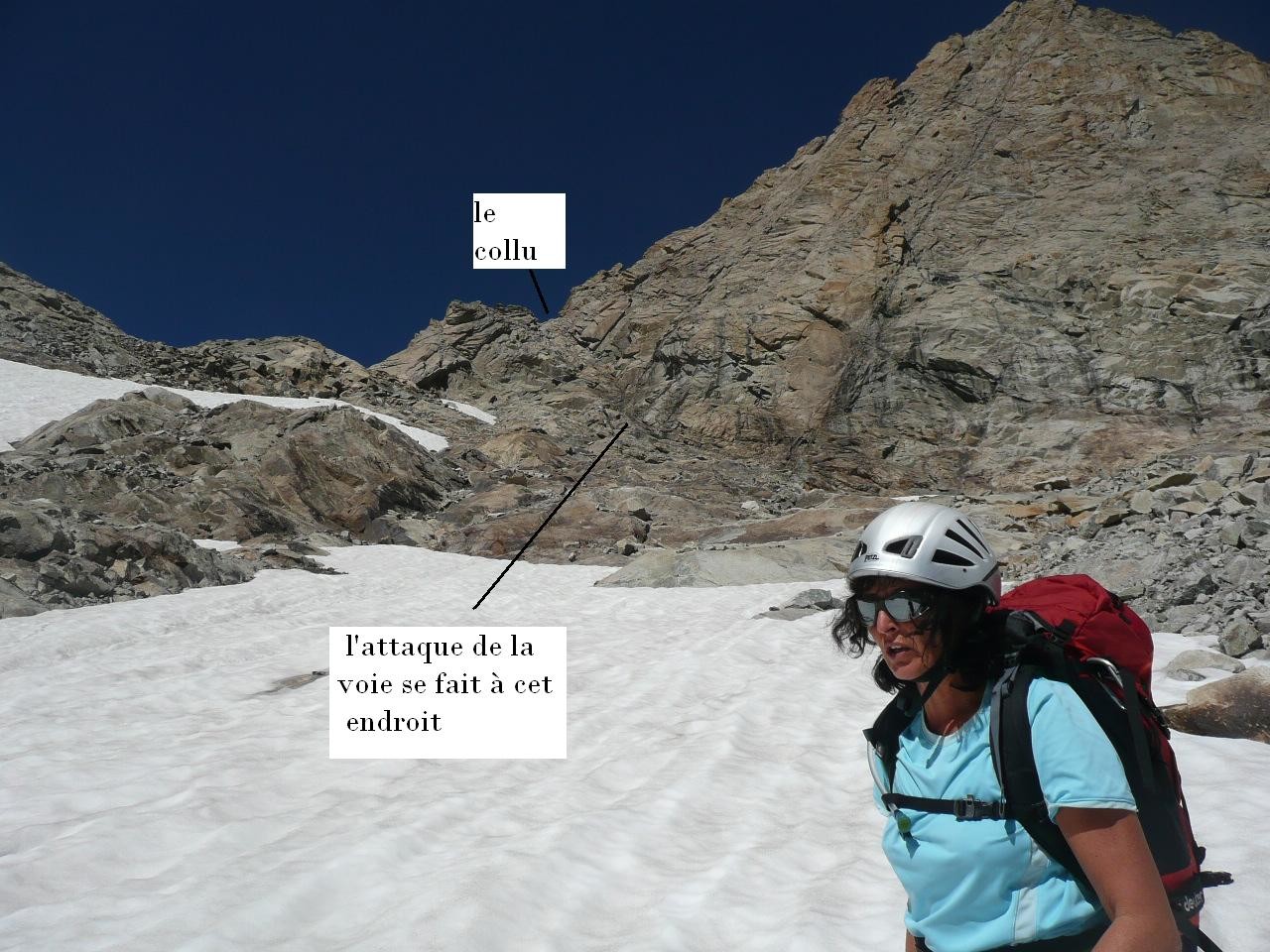 L'attaque et l'arête sud
