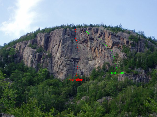 Upper Washbowl - tracés