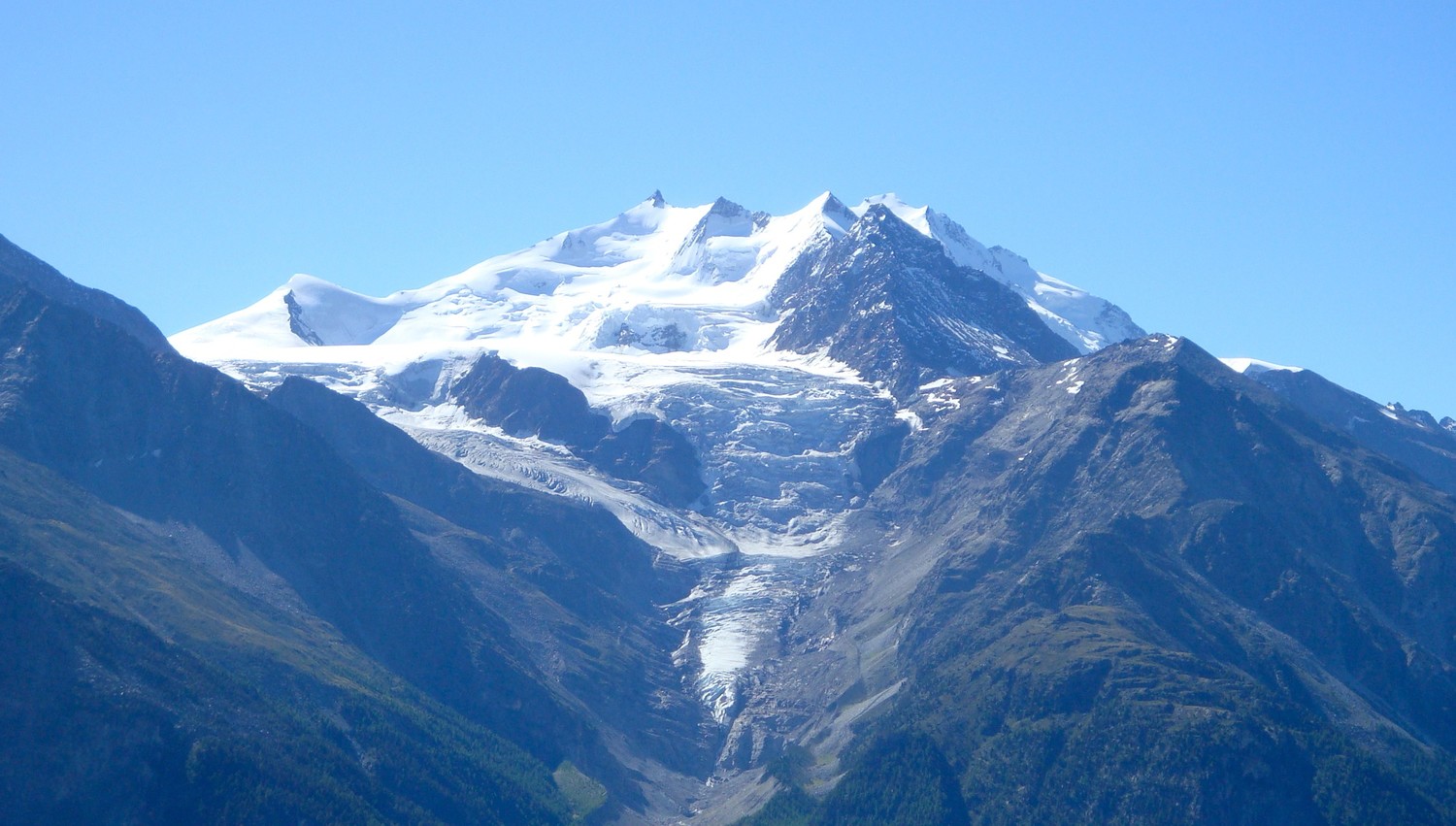 Vue sur le Nadelgrat
