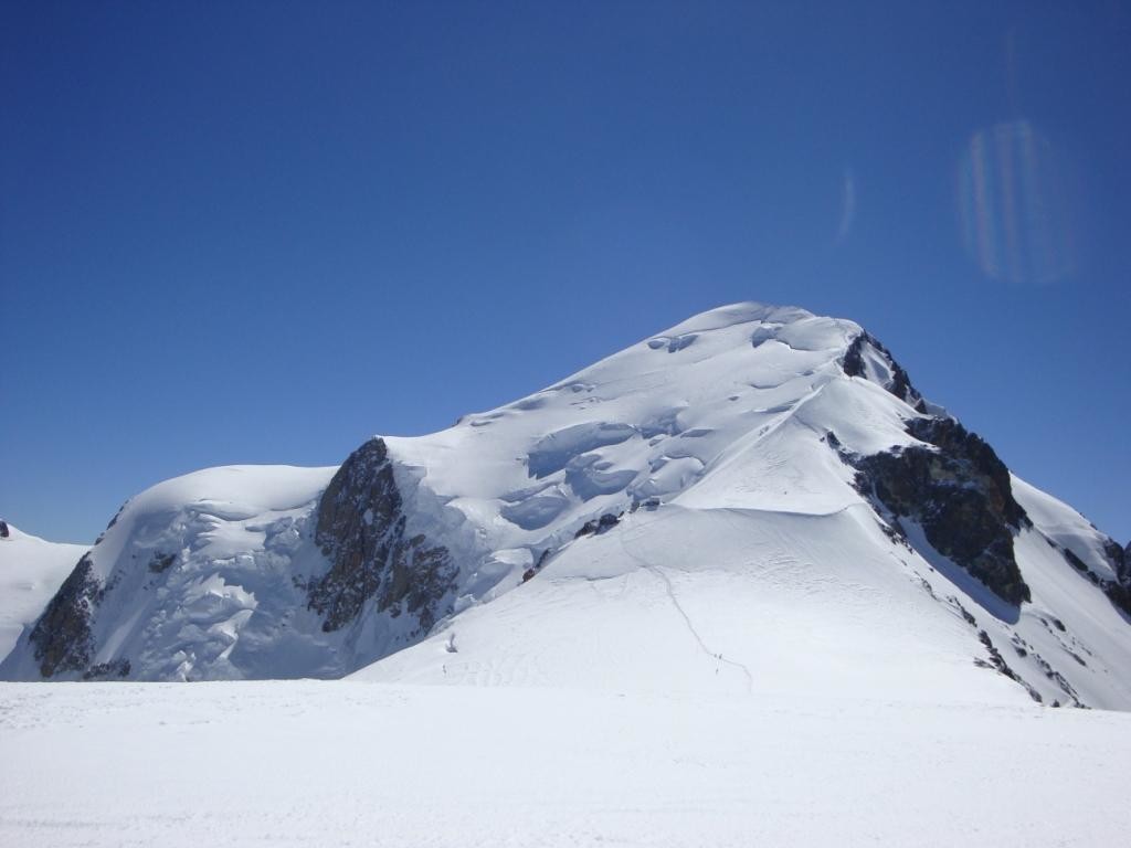 le mont blanc tout proche, mais pour une prochaine