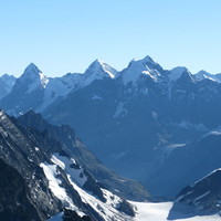 Eiger, Monch et Jungfrau depuis le Doldenhorn