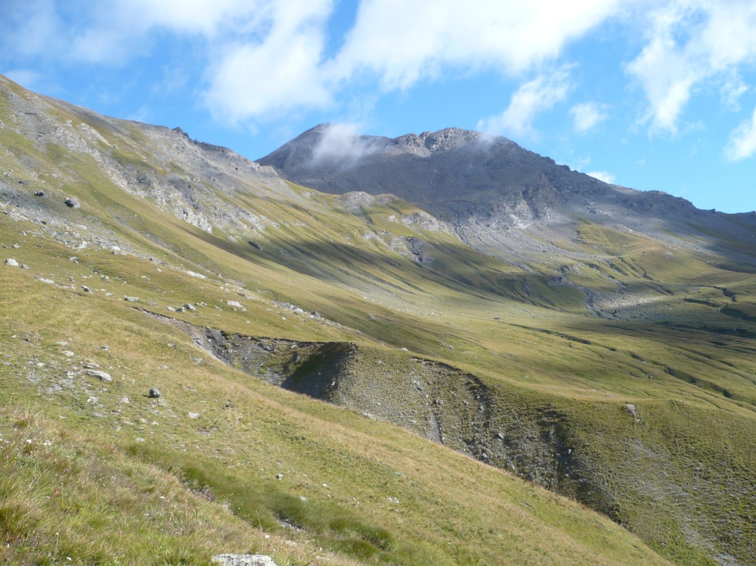 le bric froid dans la montée au col