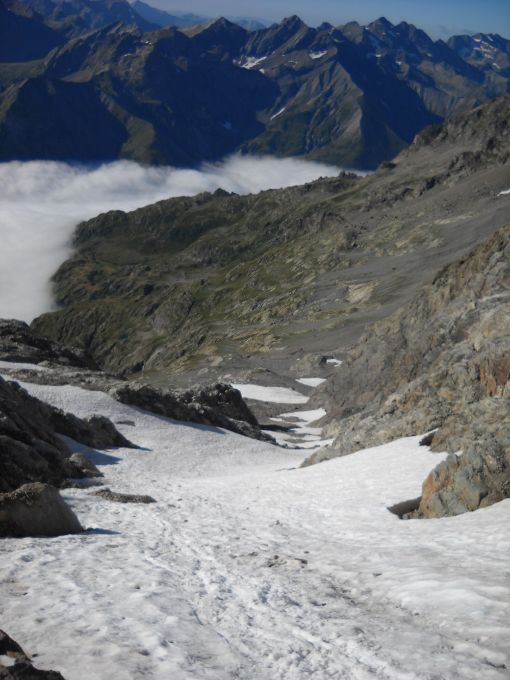 enneigement du couloir d'accès