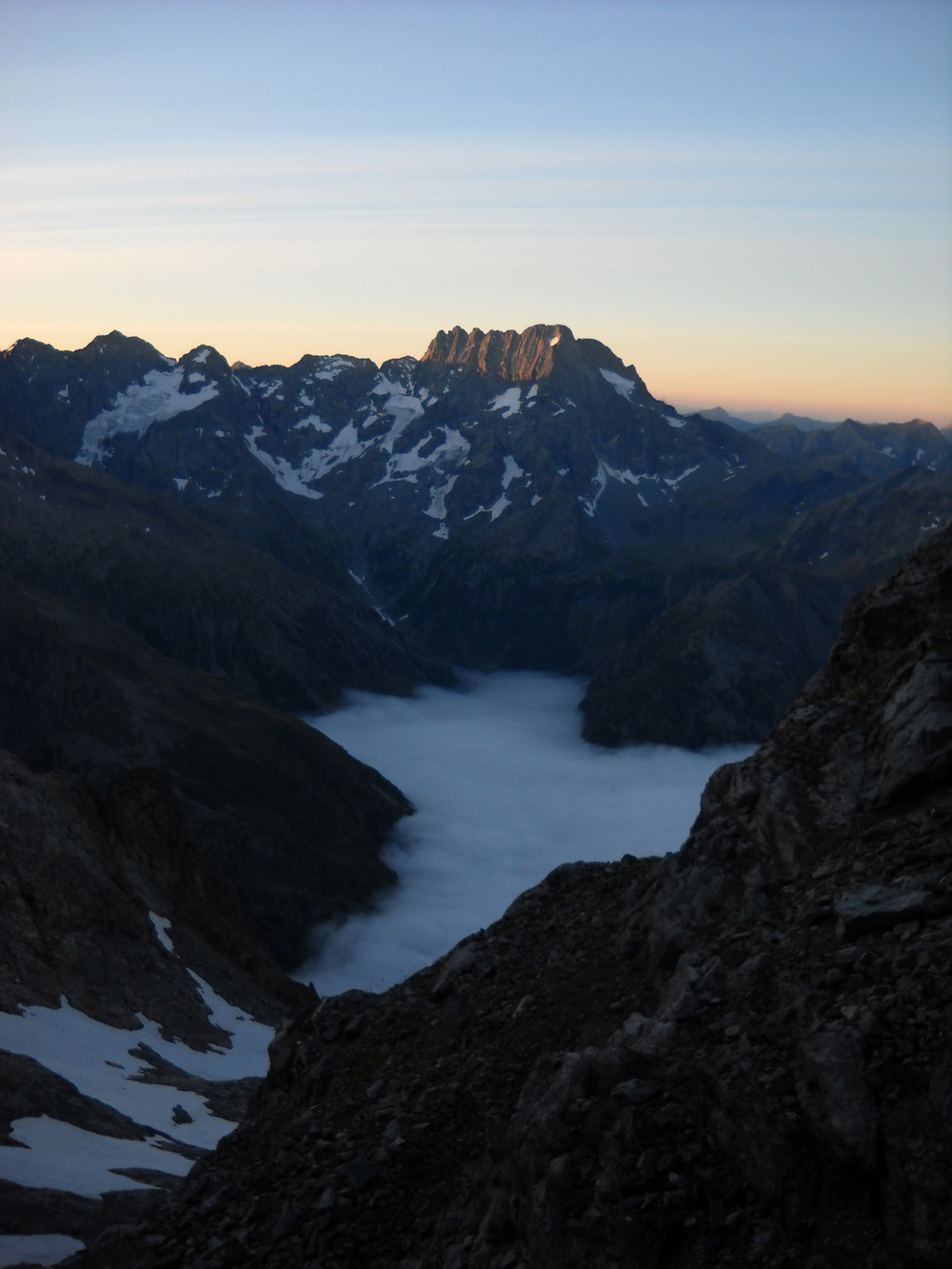 levé de soleil sur le Sirac +++
