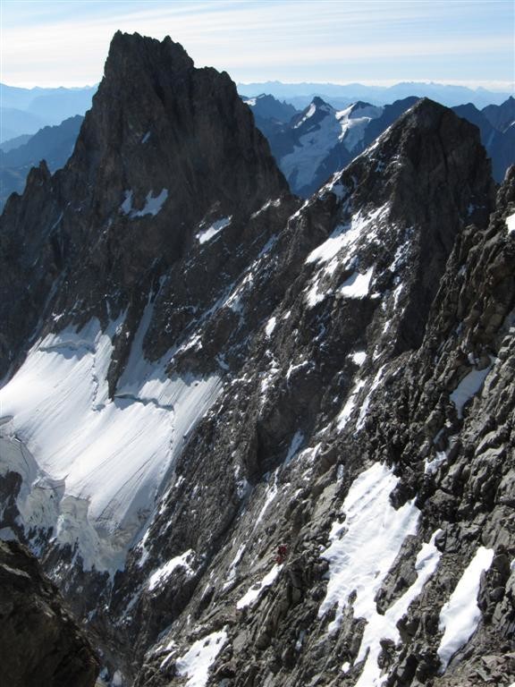 sur l'arête devant le Pavé