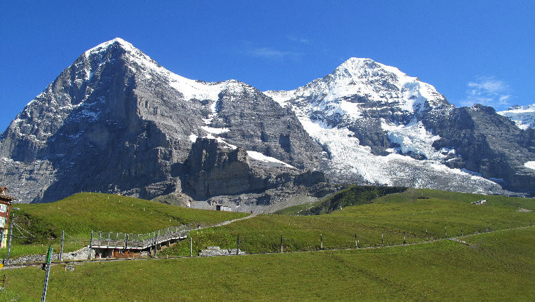 Eiger et Mönch depuis Kleine Scheidegg