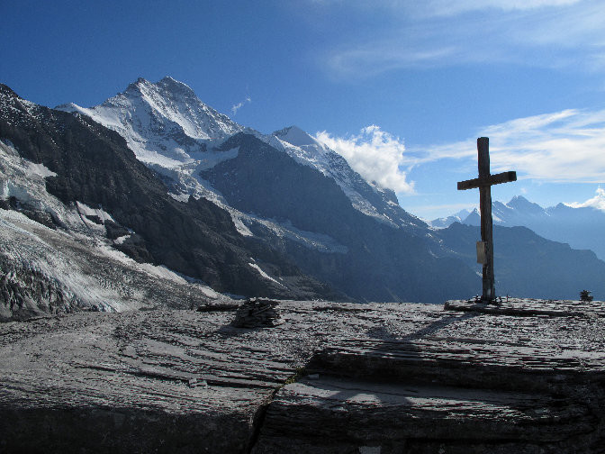 La Jungfrau vue depuis le Rotstock