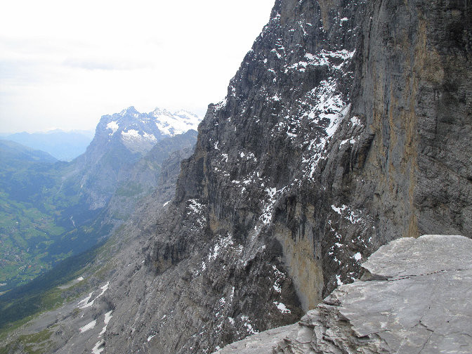 La face nord, depuis l'arête nord-ouest