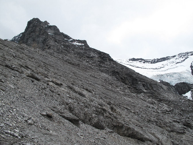 Dans la face, à 3100 mètres
