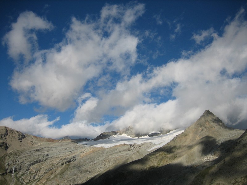 Bas du glacier du Mulinet