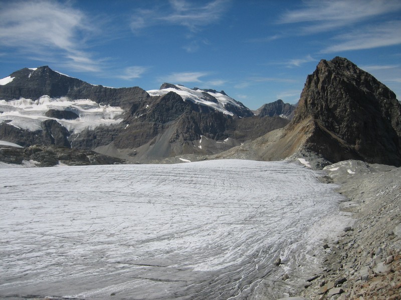 Bas du glacier