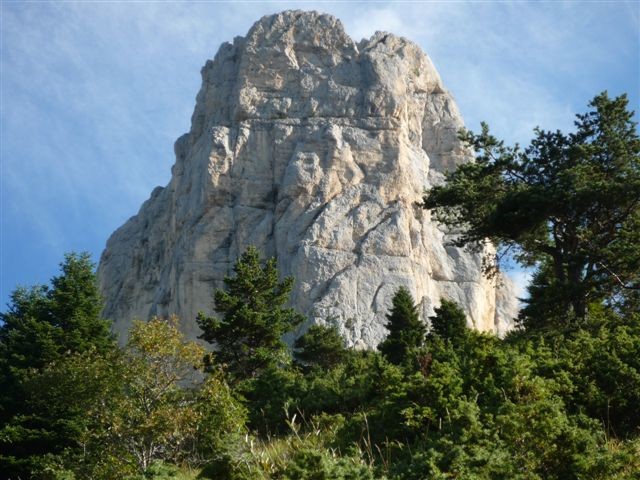 Le pilier S en vue