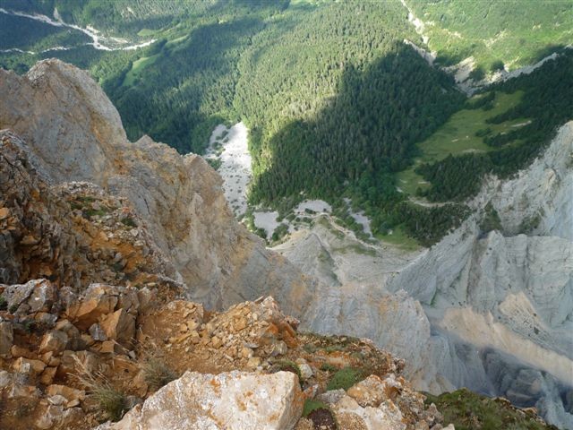 vue plongeante du pilier nord