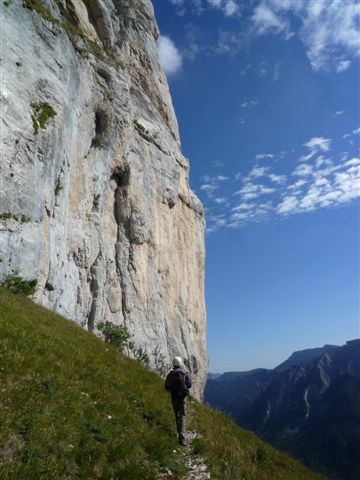retour sous la face sud