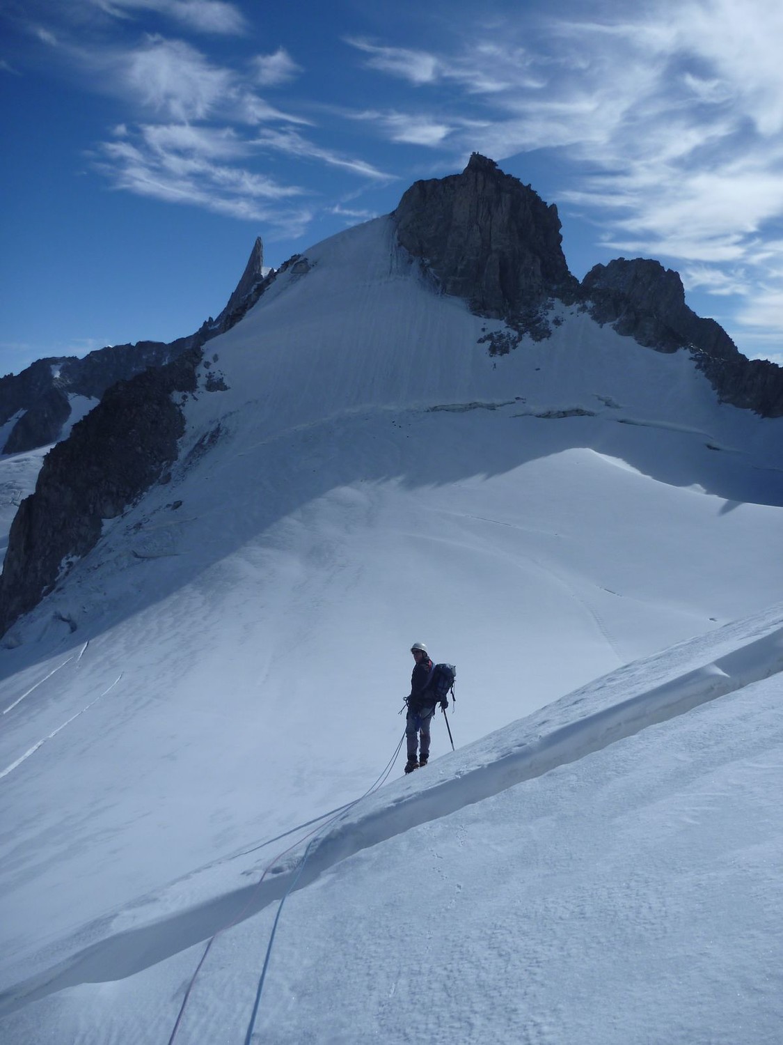 Glacier direction face ouest de Toule