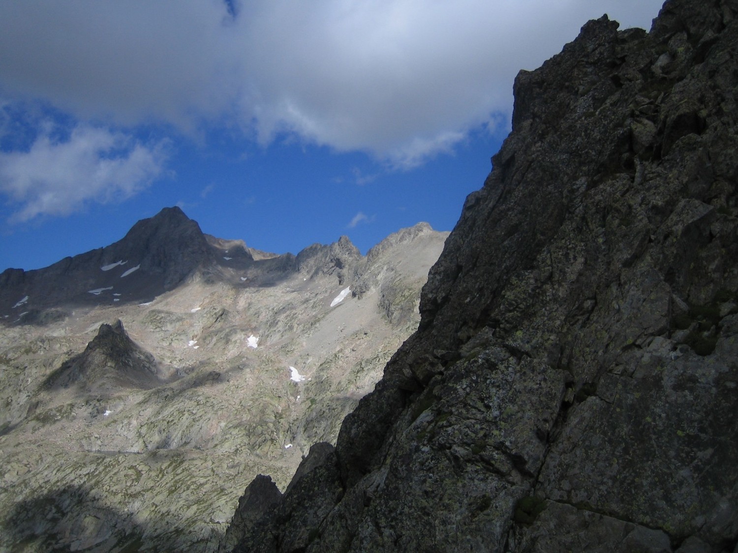 Le Gélas avec le Lac et la cime Cabret