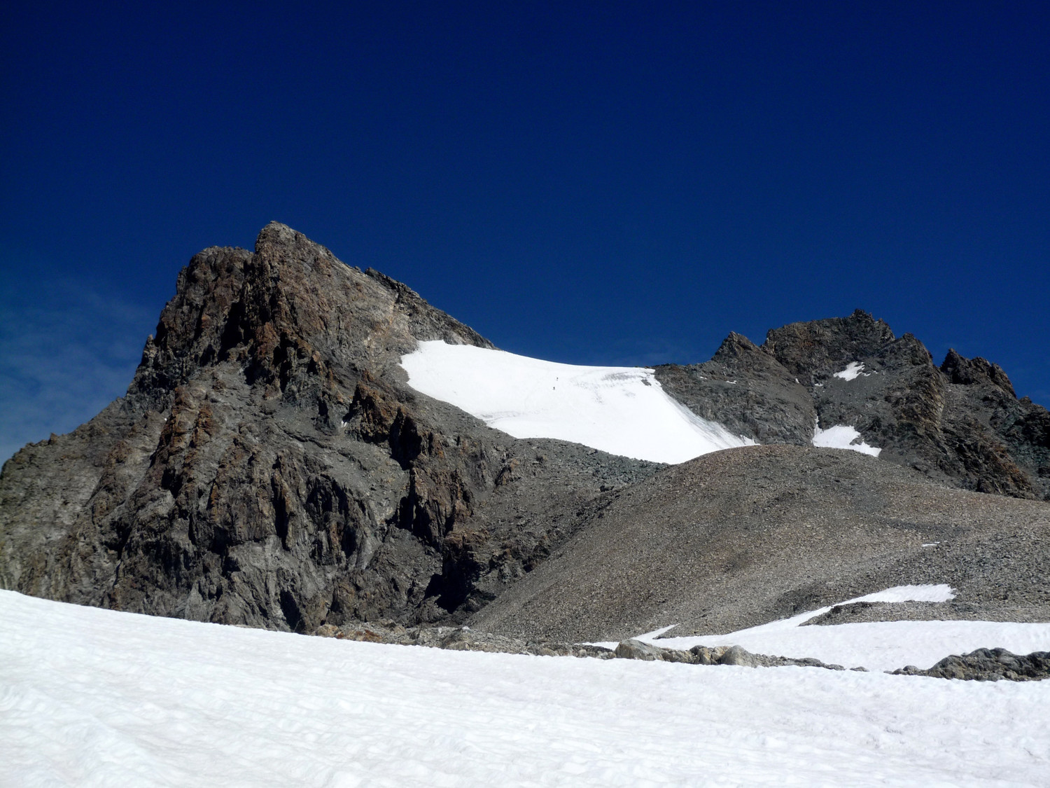 La fin d'un glacier - Descente de la VN d u Pic Coolidge