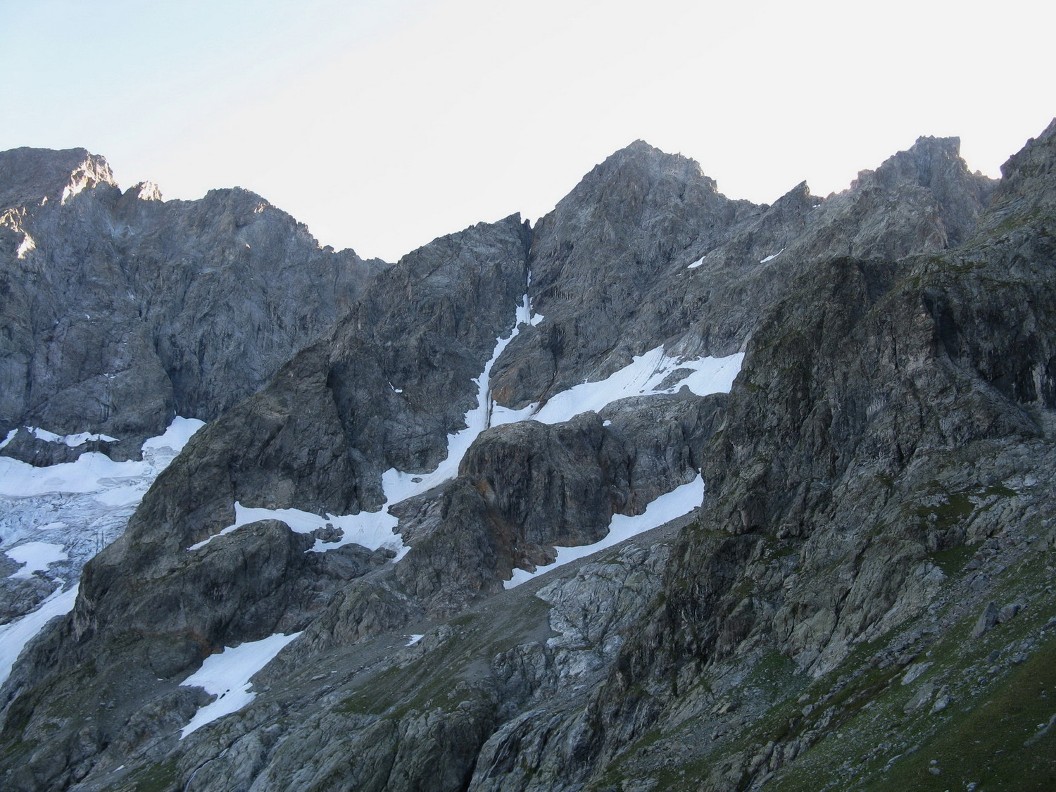 Le Jocelme et son couloir NE en été.