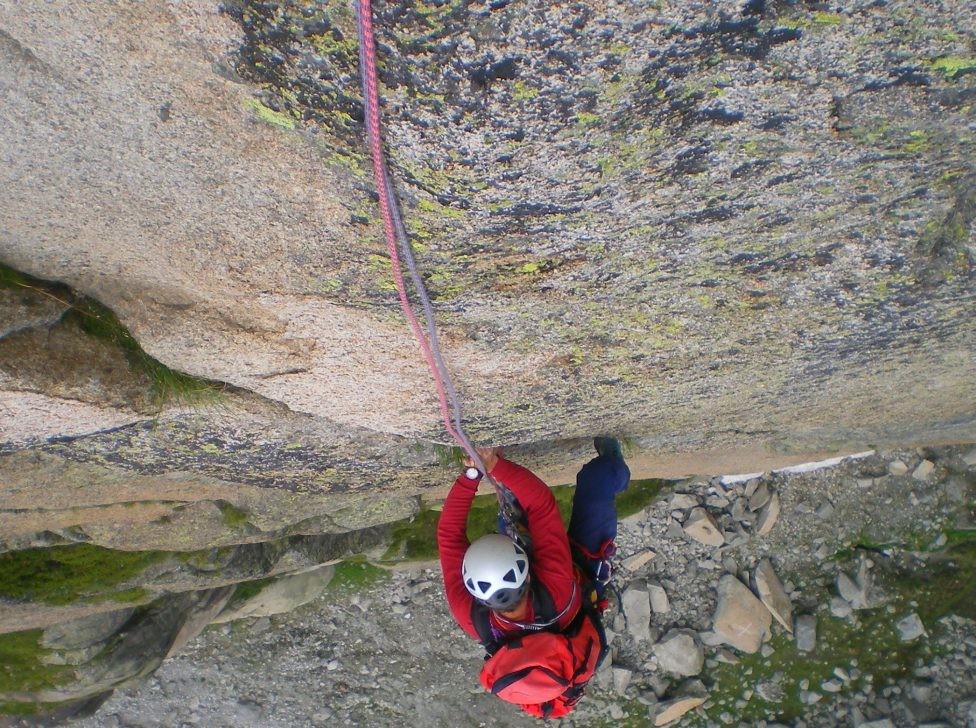 Pilier des Contes, Envers Chamonix, Dalle L6 Folie ordinaire