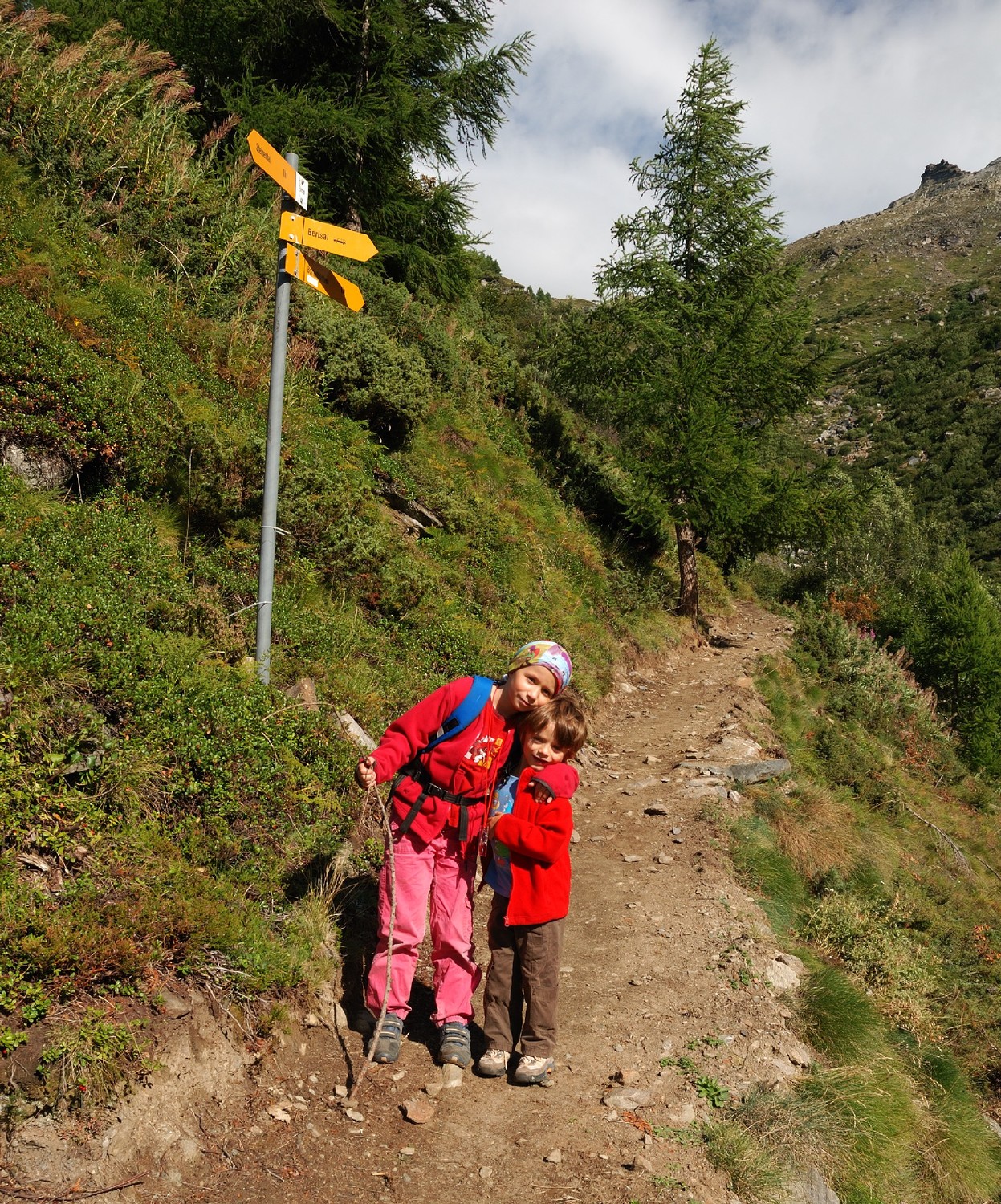Montée à la Bortelhütte