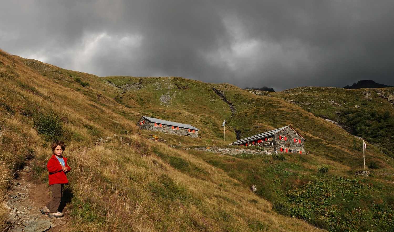 Arrivée à la Bortelhütte