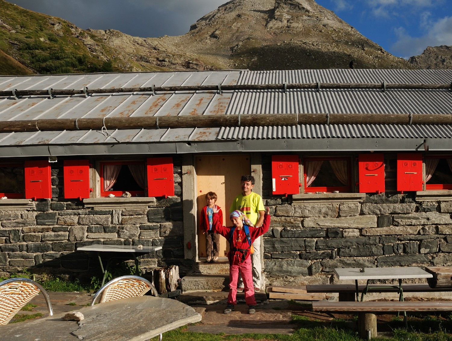 Arrivée à la Bortelhütte