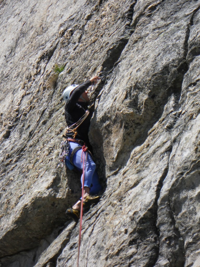 Maciu mentre mette il Friend nel passaggio chiave