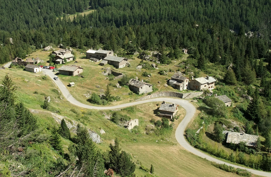 Le Collet, vue de la Dalle du Mollard