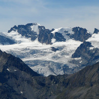 Le Grand Paradis et le glacier de Tribolazionne