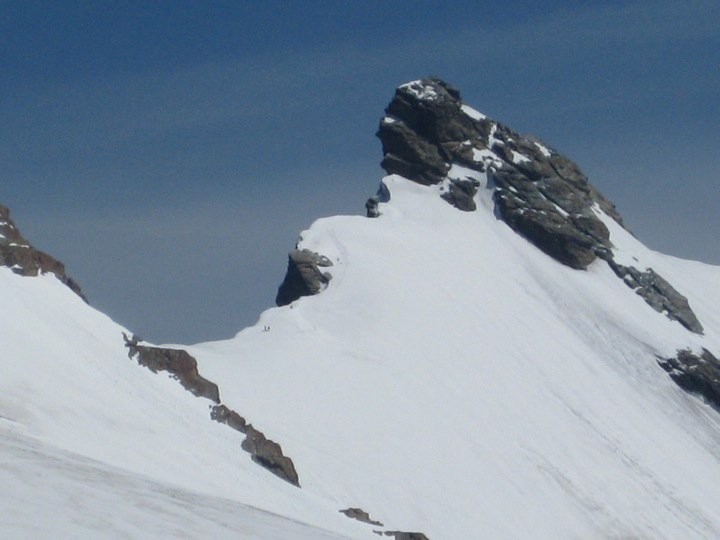 Breithorn Est, vu depuis le plateau du Breithorn