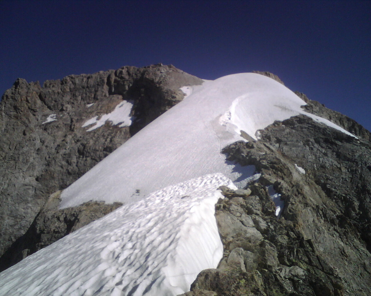 Glacier final et sommet