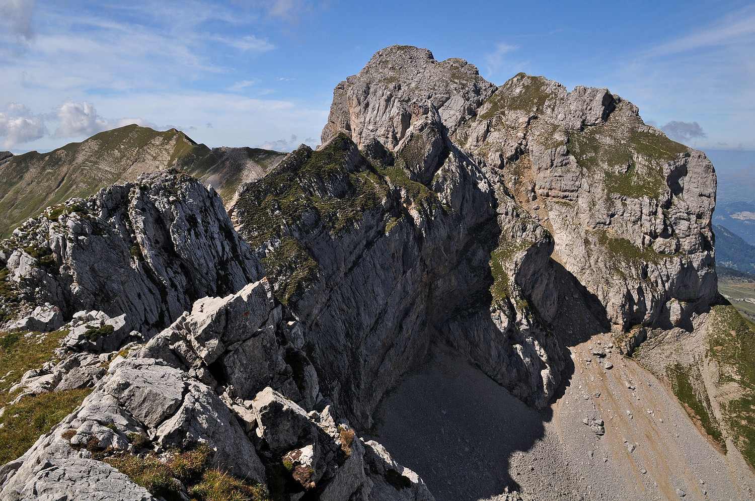 La Pointe du Midi depuis le sommet de Dzérat
