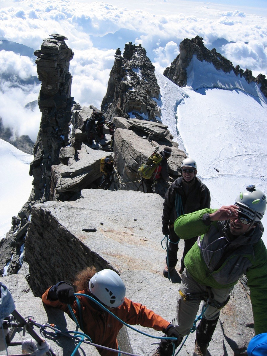 Arrivée au sommet