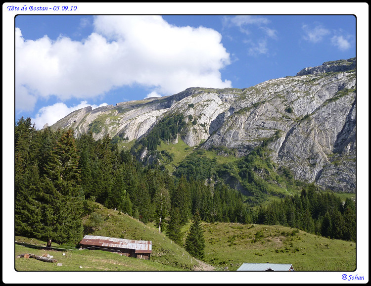 Pano de la face de Bostan depuis la Chardonnière