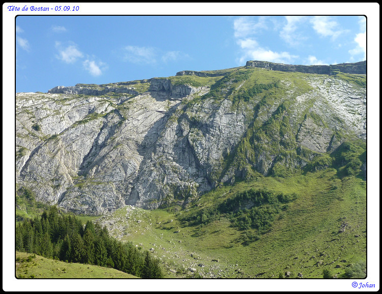 Pano de la face de Bostan depuis la Chardonnière
