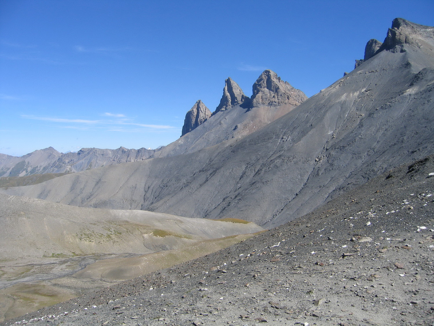 les arves, du col de Martignare